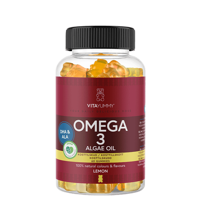 Omega-3 Citron 60 Gummies – från VITAYUMMY – 169 kr – hos Bodystore