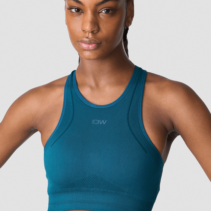 Endurance Seamless Sport-BH Blå – från ICANIWILL – 200 kr – hos Bodystore