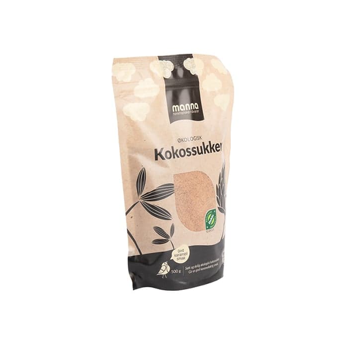 Kokossocker 500 g – från Manna – 109 kr – hos Bodystore