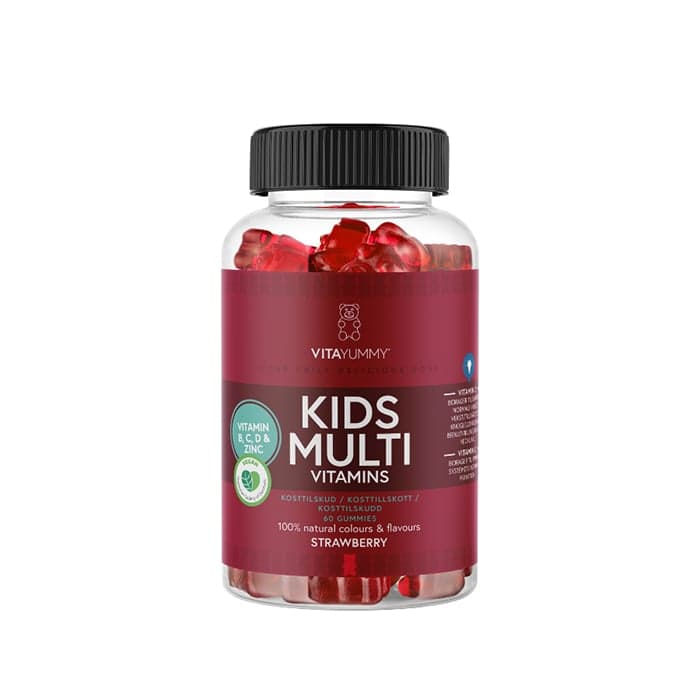 Multivitamin Barn 60 Gummies Jordgubb – från VITAYUMMY – 119 kr – hos Bodystore