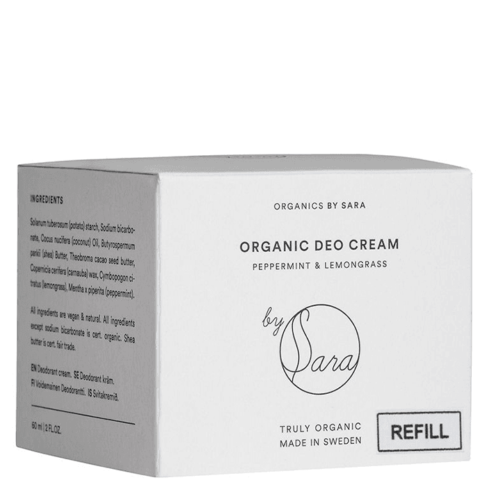 Deodorant Refill Peppermint & Lemongrass 60 ml – från Organics by Sara – 159 kr – hos Bodystore