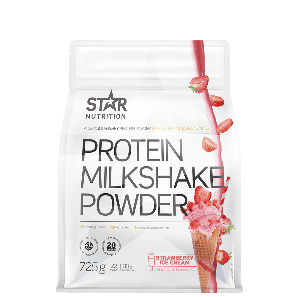 Protein Milkshake Powder, 725 g – från Star Nutrition – 229 kr – hos Bodystore