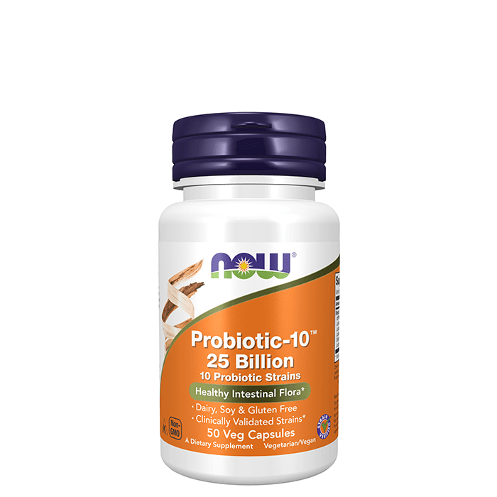 Probiotic-10 25 Billion 50 kapslar – från Now Foods – 445 kr – hos Bodystore
