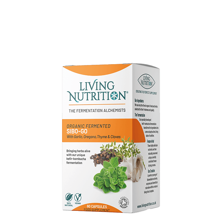 Organic Fermented SIBO-Go 60 kapslar – från Living Nutrition – 389 kr – hos Bodystore