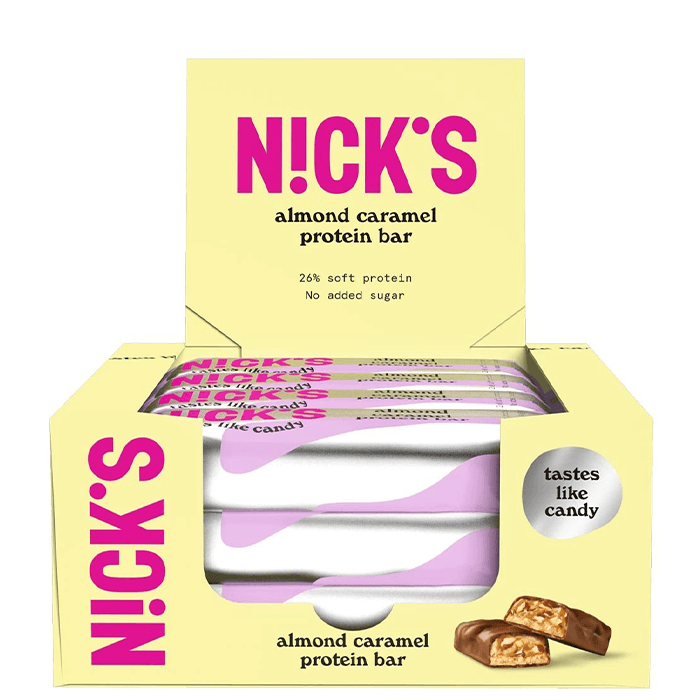 12 x Proteinbar 50 g – från Nicks – 279 kr – hos Bodystore
