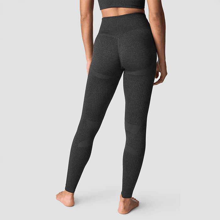 Soft Seamless Tights, Graphite Melange – från ICANIWILL – 599 kr – hos Bodystore