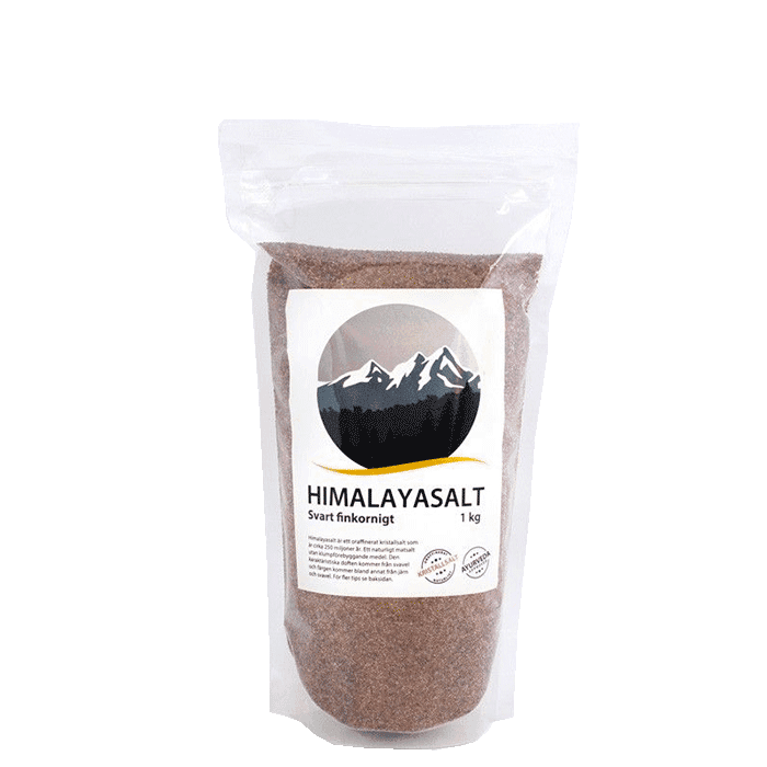 Himalayasalt Svart Fint 1 kg – från Re-Fresh Superfood – 89 kr – hos Bodystore