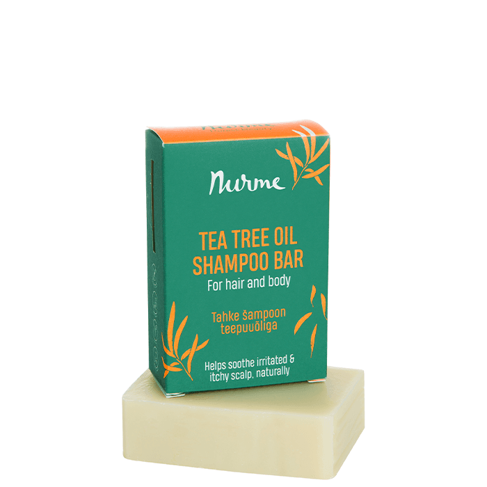 Tea Tree Schampo Bar 100 g – från Nurme – 119 kr – hos Bodystore