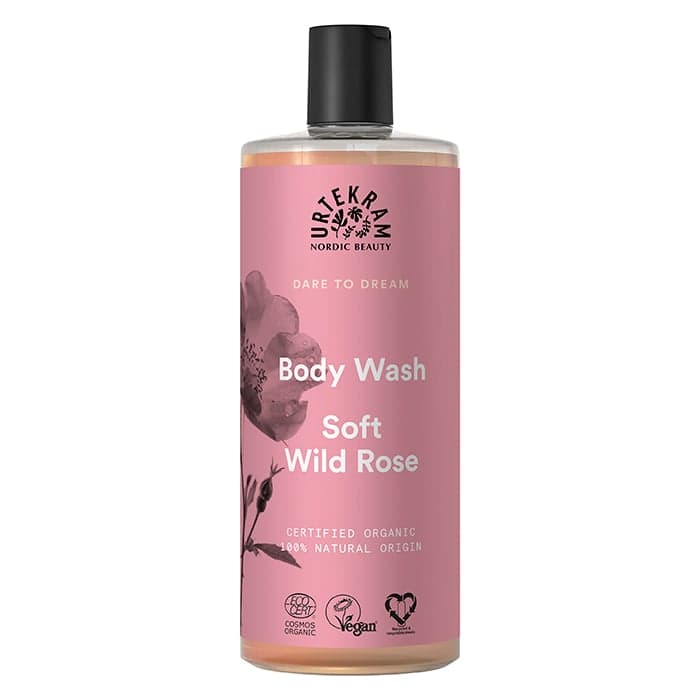Soft Wild Rose Duschtvål 500 ml – från Urtekram Nordic Beauty – 99 kr – hos Bodystore
