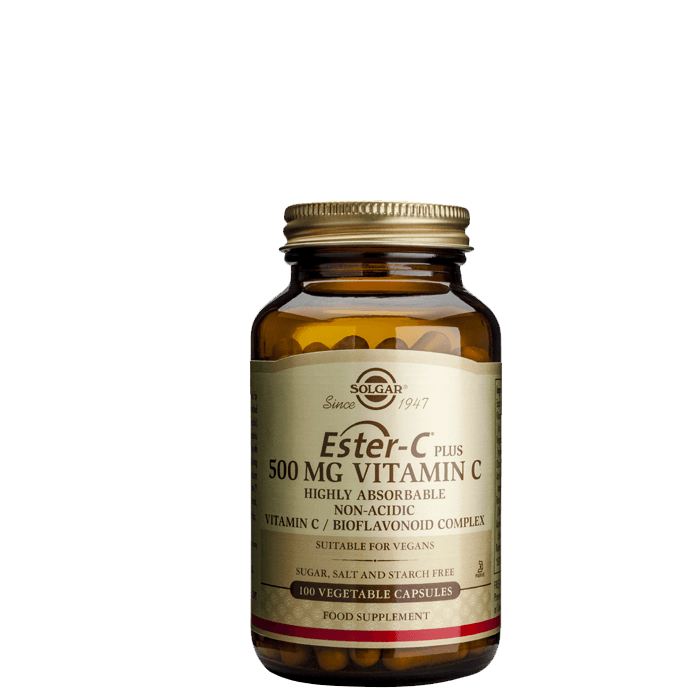Ester C Plus 500 mg 100 kapslar från Solgar – köp hos Bodystore
