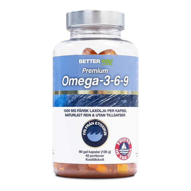 Premium Omega-3-6-9 90 kapslar – från Better You – 283 kr – hos Bodystore