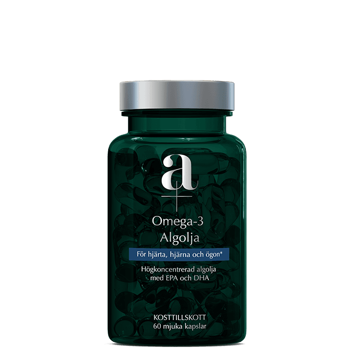 Omega-3 Algolja 60 mjuka kapslar – från A+ – 219 kr – hos Bodystore