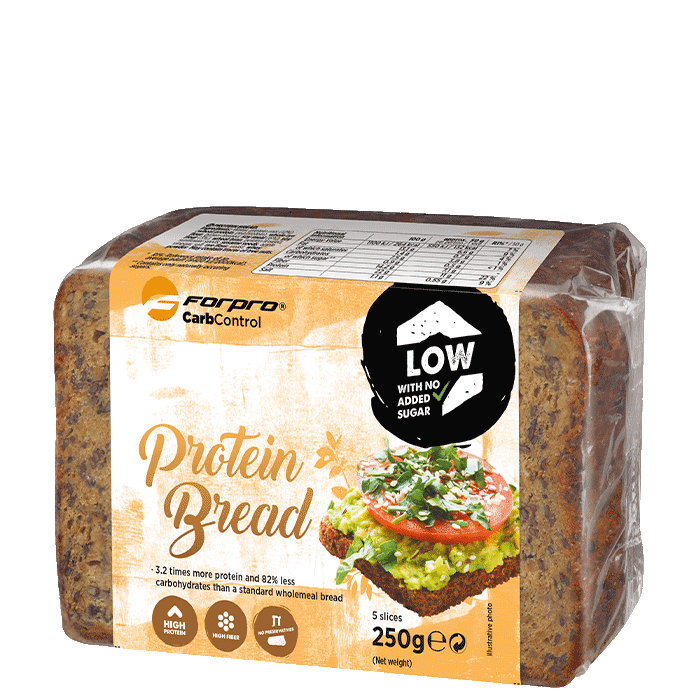 Protein Bröd 250 g – från Forpro – 49 kr – hos Bodystore