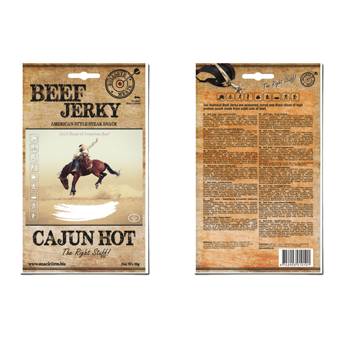 Beef Jerky, 50 g – från Beef Jerky – 59 kr – hos Bodystore