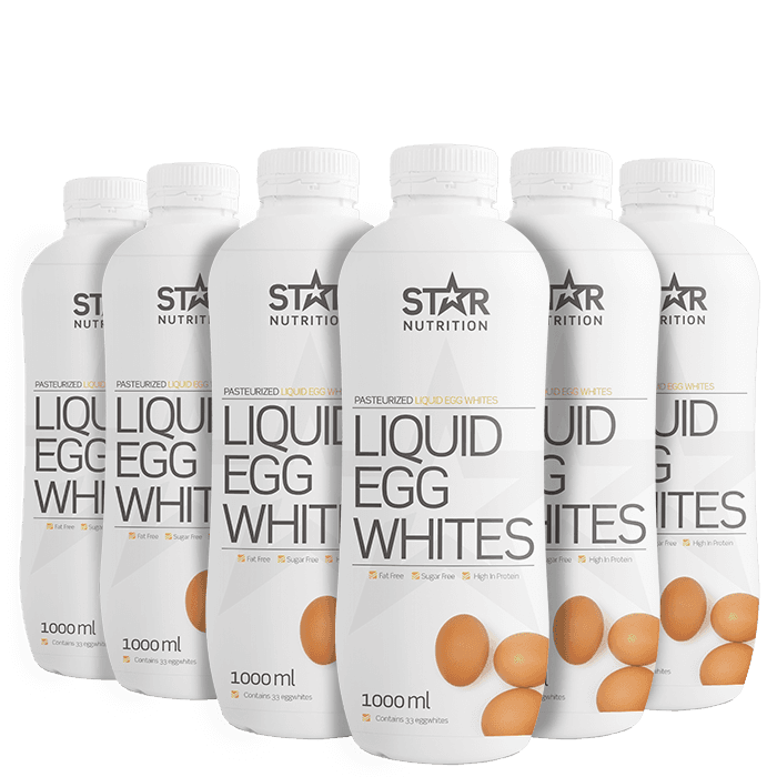 6 x Flytande äggvita, BIG BUY 1000 ml – från Star Nutrition – 375 kr – hos Bodystore