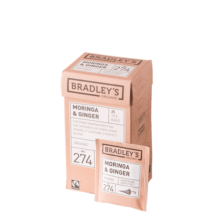 Te Moringa Ingefära 30 g – från Bradley´s – 65 kr – hos Bodystore