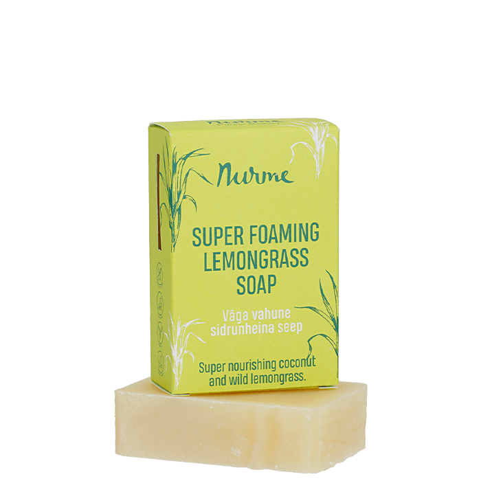 Super Foaming Citrongräs Tvål 100 g – från Nurme – 89 kr – hos Bodystore