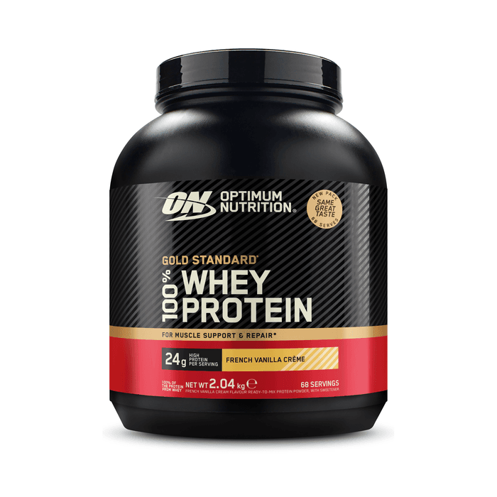100% Whey Gold Standard Vassleprotein 2 kg från Optimum Nutrition – köp hos Bodystore