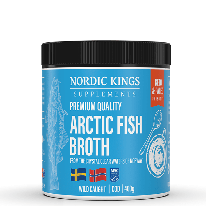 Arktisk Fiskbuljong Premium MSC 400 g – från Nordic Kings – 399 kr – hos Bodystore