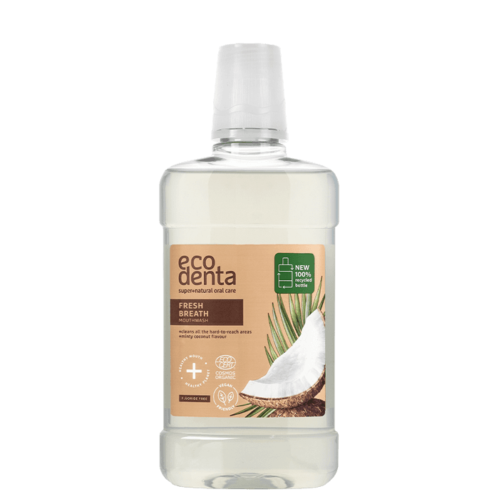 Fresh Breath Coconut Munskölj 500 ml – från Ecodenta – 76 kr – hos Bodystore