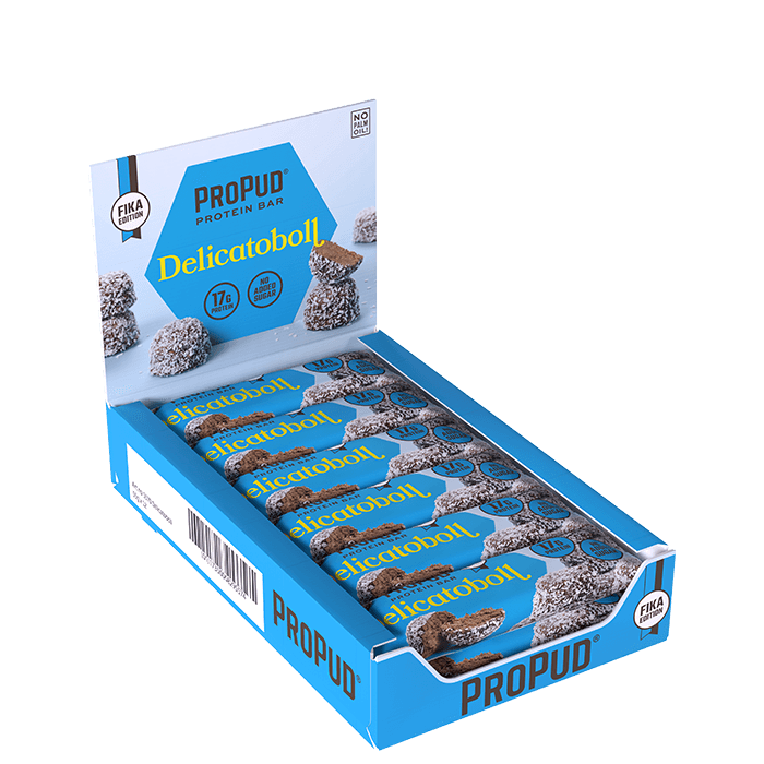 12 x Proteinbar 55 g – från ProPud – 309 kr – hos Bodystore