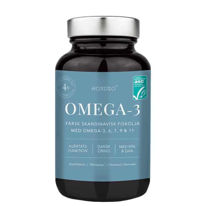 Omega-3 ASC 120 kapslar – från Nordbo – 255 kr – hos Bodystore