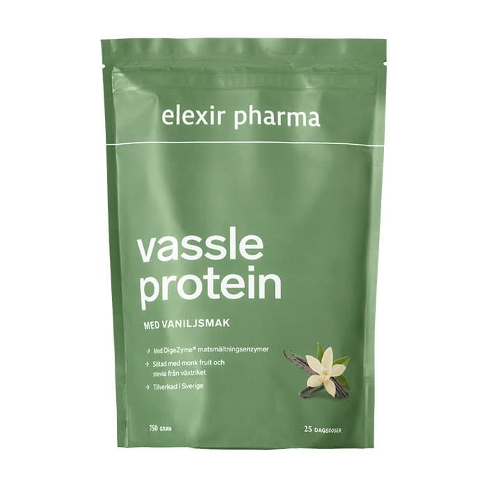 Vassleprotein 750 gram – från Elexir Pharma – 283 kr – hos Bodystore