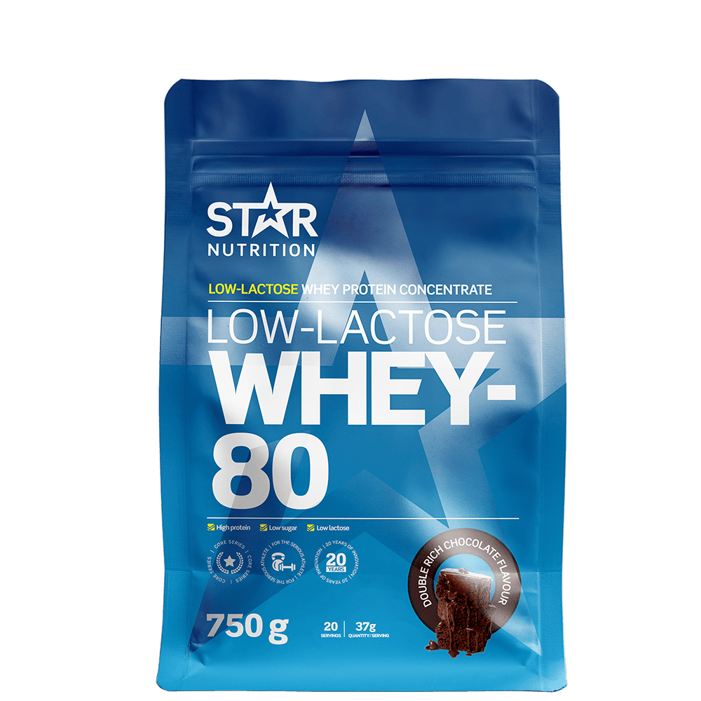 Whey-80 Low Lactose 750 g från Star Nutrition – köp hos Bodystore
