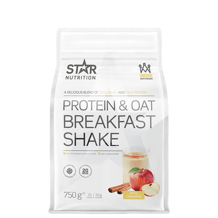 Protein & Oat Breakfast Måltidsersättnings Shake 750 g – från Star Nutrition – 199 kr – hos Bodystore
