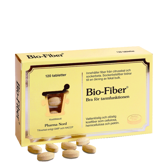 Bio-Fiber 120 tabletter från Pharma Nord – köp hos Bodystore