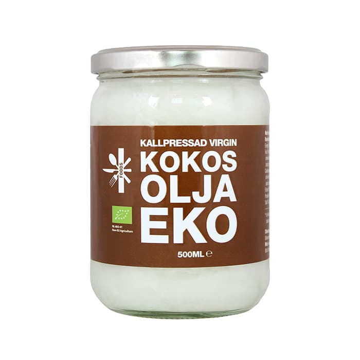 Kallpressad Virgin Kokosolja EKO 500 ml – från Superfruit Foods – 101 kr – hos Bodystore