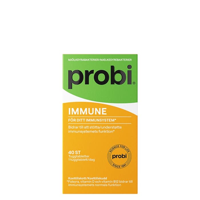 Probi Immune 40 tuggtabletter – från Probi – 120 kr – hos Bodystore
