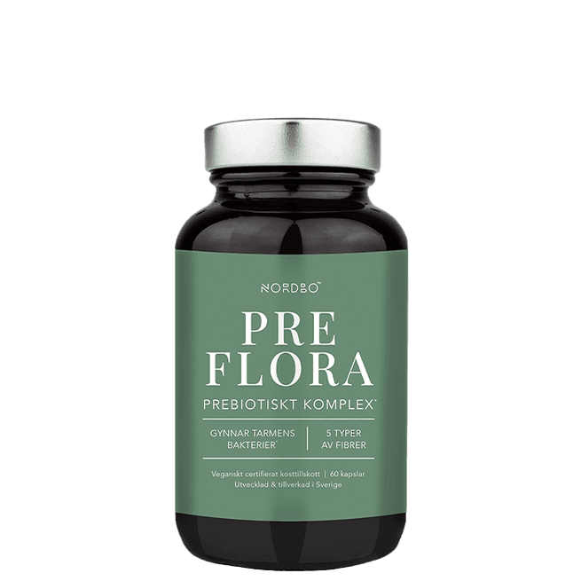 PreFlora Prebiotika 60 kapslar – från Nordbo – 169 kr – hos Bodystore