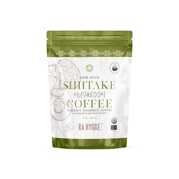 Lågsyrlig Shiitake specialkaffe Bryggmalet EKO 227g – från Rå Hygge – 179 kr – hos Bodystore