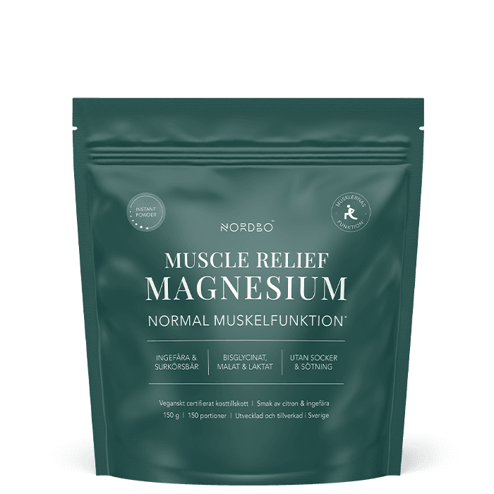 Muscle Relief Instant Magnesium 150g – från Nordbo – 207 kr – hos Bodystore