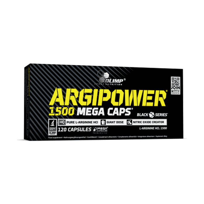 ArgiPower 1500 Mega Caps L-arginin Kapslar 120 st – från Olimp Sports Nutrition – 289 kr – hos Bodystore