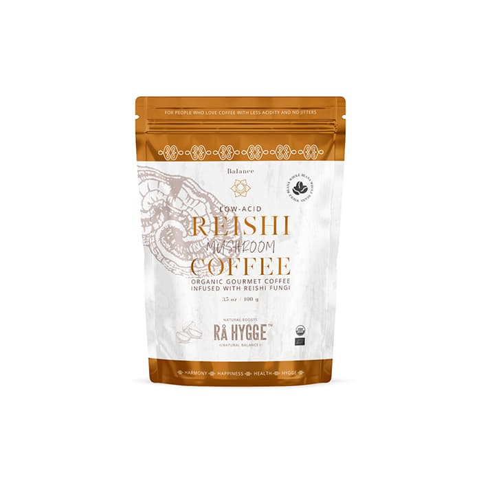 Lågsyrlig Reishi specialkaffe Hela bönor EKO 227g – från Rå Hygge – 179 kr – hos Bodystore