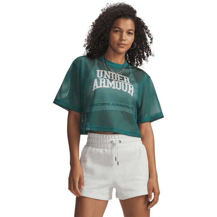 Football Mesh Crop Tee Grön – från Under Armour – 399 kr – hos Bodystore