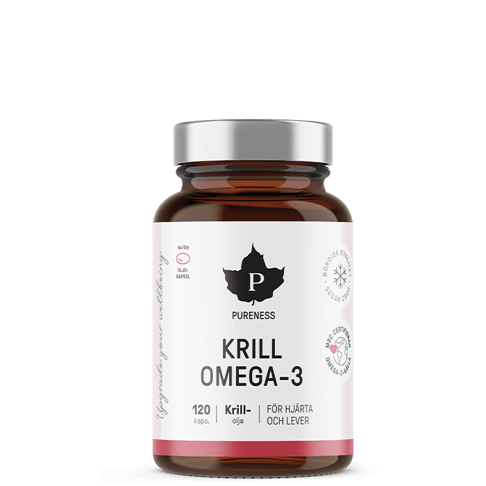 Krill Omega-3 120 kapslar – från Pureness – 287 kr – hos Bodystore