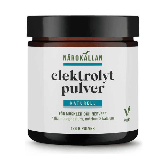 Elektrolytpulver Naturell 134 g från Närokällan – köp hos Bodystore