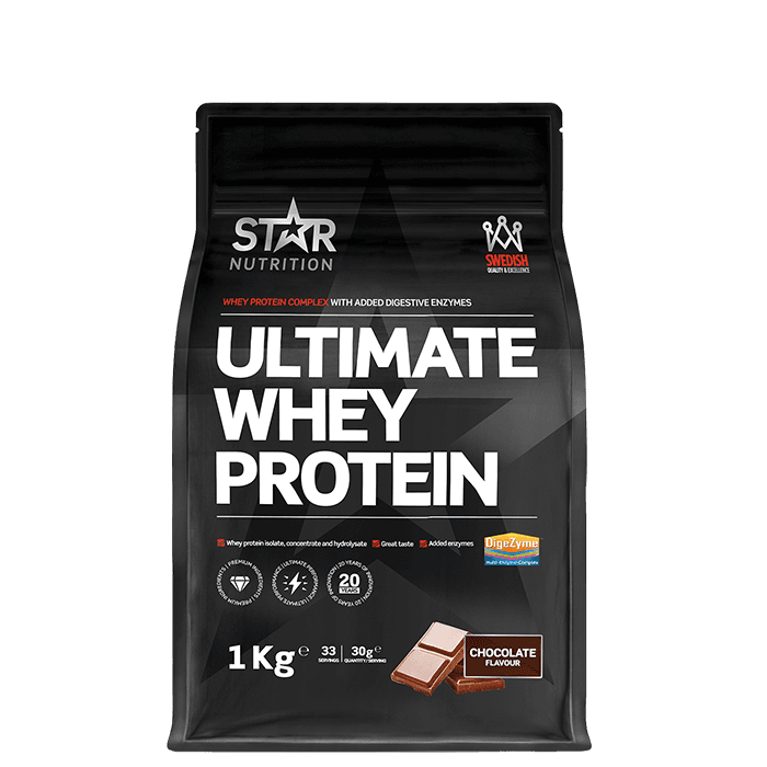 Ultimate Whey Vassleprotein 1 kg från Star Nutrition – köp hos Bodystore