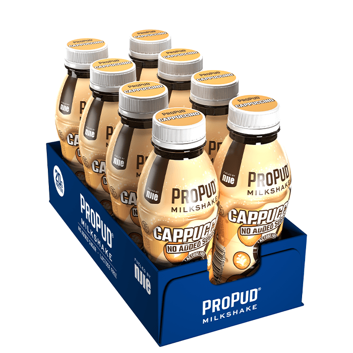 8 x ProPud Protein Milkshake, 330 ml, Cappuccino – från ProPud – 219 kr – hos Bodystore