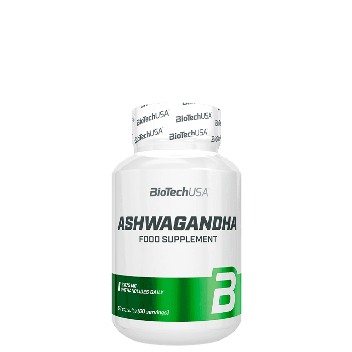 Ashwagandha 60 Kapslar från Biotech USA – köp hos Bodystore
