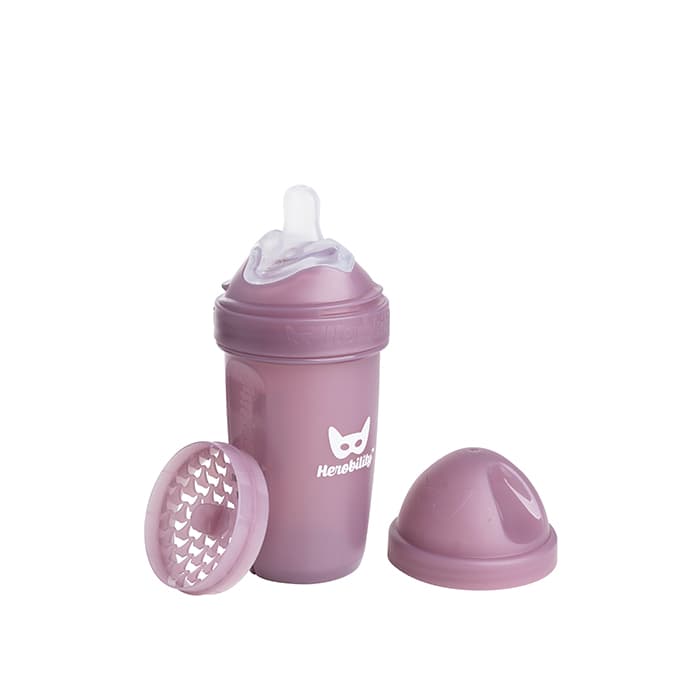 Nappflaska 240 ml Lila – från Herobility – 119 kr – hos Bodystore