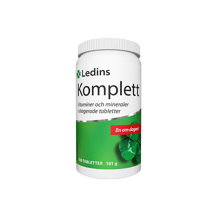 Multivitamin Komplett 100 tabletter – från Ledins – 88 kr – hos Bodystore