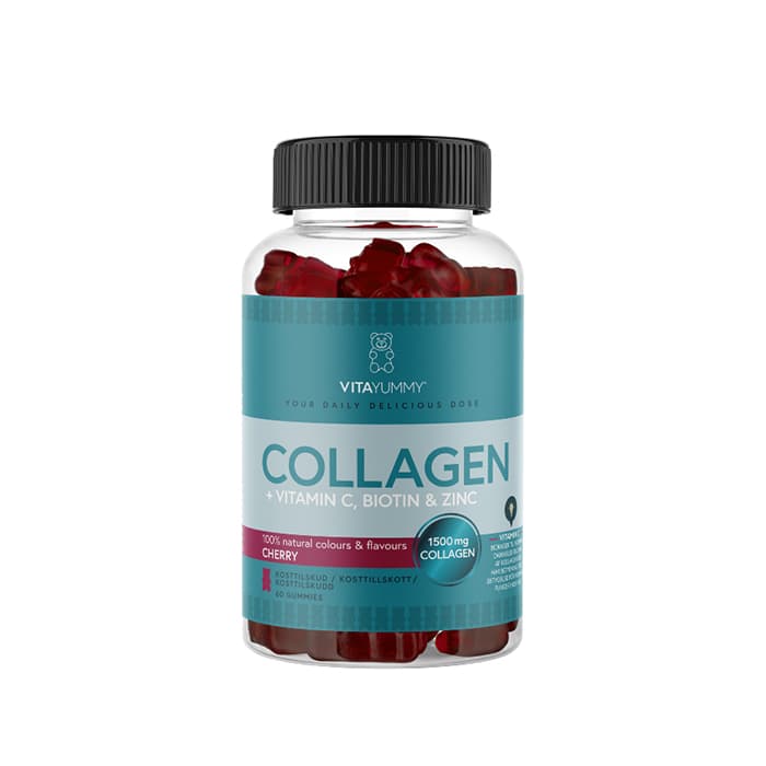 Kollagen Körsbär 60 Gummies – från VITAYUMMY – 179 kr – hos Bodystore