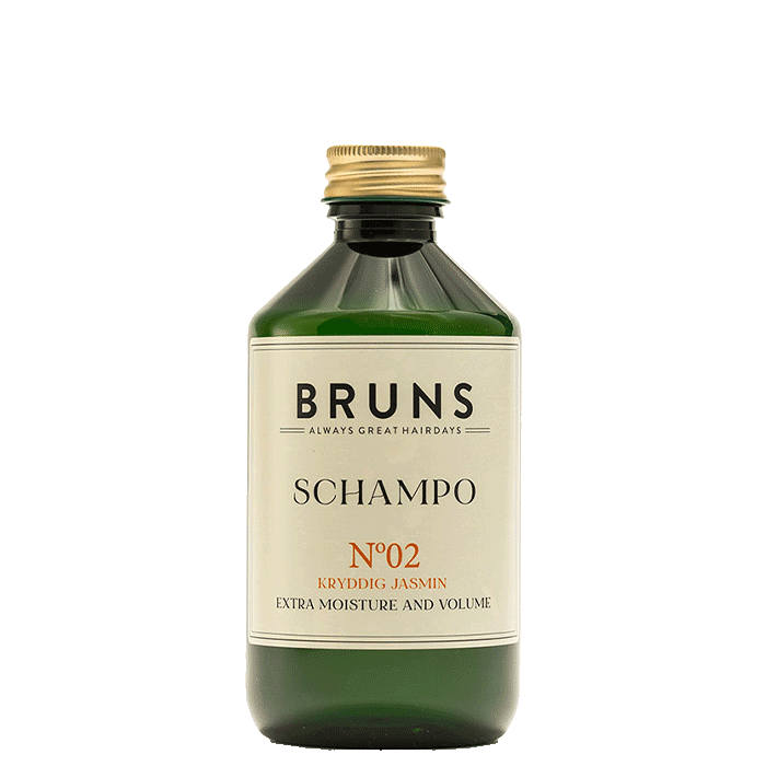 02 Schampo Kryddig Jasmin 300 ml från Bruns – köp hos Bodystore