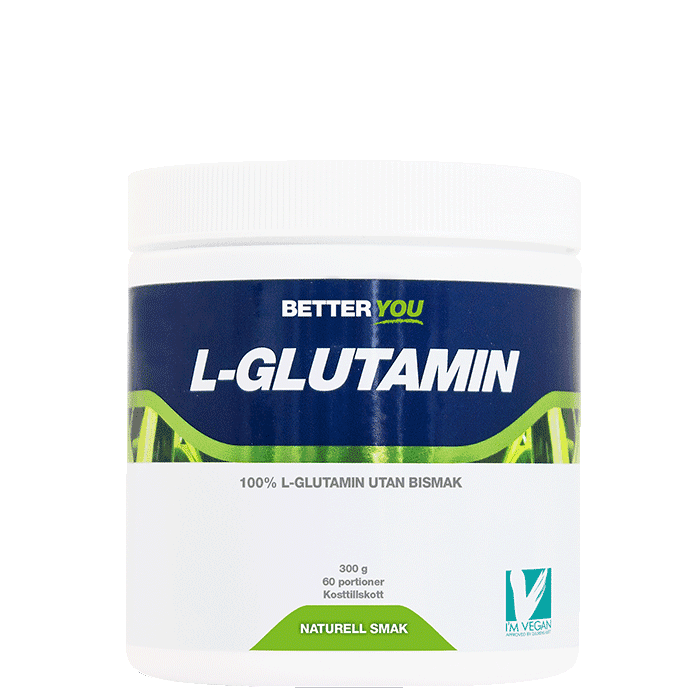 Naturligt L-Glutamin 300 g, Naturell – från Better You – 299 kr – hos Bodystore