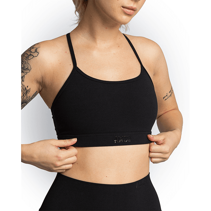 Studio Light Sports Bra, Matte Black – från AWCO – 147 kr – hos Bodystore