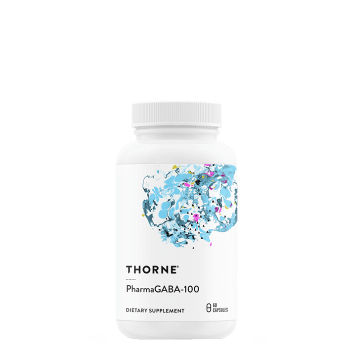 PharmaGaba-100 60 kapslar – från Thorne Research Inc. – 406 kr – hos Bodystore
